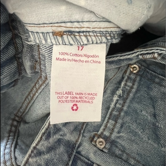 No Boundaries Super High Rise Relax Fit Jeans size 17 - Picture 8 of 10